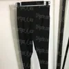 Alta estiramento calças femininas leggings cintura elástica preto designer yoga calças de luxo legging alta ascensão calças jogging