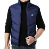 Men's Vests Warm Padded Thick Brand Casual Fashion Sleeveless Vest Jacket Autumn Winter Classic Waistcoat Coat Korean Mens Clothes 231023