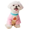 Abbigliamento per cani Cappotto di compleanno per animali domestici Camicie firmate per cani di piccola taglia Yorkie Chihuahua Shih Tzu Maltese Teddy Abiti di lusso per cuccioli carini