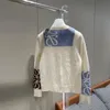 Kadın jumper sweaters tasarımcısı örgü tees gevşek kazak moda giysileri kazak kadın sonbahar kış bayanlar renk kazak uzun akıllı