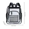Rucksack, transparent, für Büro, Aufbewahrung, Schultertasche, tragbar, für Reisen, Wandern