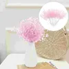 Flores decorativas 50 piezas simulación gota flor novia perla diamantes de imitación ramos artificiales acrílico decoración del cabello