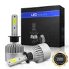 المصابيح الأمامية C6 CAR LED 72W 7600LM COB مصابيح الأمامية التلقائية H1 H3 H4 H7 H11 880 9004 9005 9006 9007 مصابيح تصميم السيارة ZZ