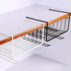 Armazenamento de cozinha 1 pçs criativo rack de metal quarto banheiro prato de comida roupas cabide organizador multifuncional