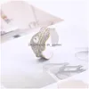 Jewelry Settings Cross-Border E-Commerce Europe And The United States Fashion New Pearl Ring S925 Sier Diy Mount Accessories Manufactu Dhgpp