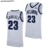 AANGEPASTE NCAA Finale Vier College Villanova Wildcats 2 Collin Gillespie Jersey Basketball 5 Justin Moore 23 Jermaine Samuels 14 Caleb Daniels 3