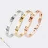 Designer Bracelet Jewelry Designer for Women Screw Bracelet 10 Diamonds Titanium Steel Bangle Gold-Plated Never Fading Non-Allergic,Gold/Silver/Rose; Store/21417581