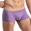 Cuecas masculinas de algodão respirável boxer shorts cintura baixa tendência personalidade cor sólida confortável boyshort