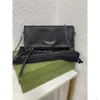 dames Zadig Voltaire Schoudertas handtas tote designer heren clutch Echt leer Pochette Rock Swing Your Wings chg6