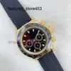 Luxury Watch Clean Factory Rolaxes med 41mm Automatisk låda Titta på rostfritt stål Multi-Dial Waterproof Luminous Classic Generous Rubber Strap Justerbar 2FF7