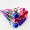 Flores decorativas 100 Pçs/set Flor Artificial Sabonete Rosa Com Caixa de Presente Para Casamento Dia Dos Namorados Decoração de Casa do Professor das Mães