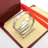 designer armband titanium stalen armband luxe heren en dames 18k rosé goud mode populair niet vervagen kleur armband trend roestvrijstalen accessoires 100228