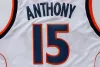 مخصصات NCAA College Syracuse Orange University 15 Camerlo Anthony Jersey Men كرة السلة برتقالية اللون الأسود اللون الأسود.