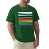 Erkek Polos İlerleme Gurur Stripes T-Shirt Sports Fan T-Shirts Grafik Tişört Komik Siyah Gömlek Erkekler