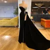 Party Dresses Elegant Off Shoulder Evening Black Luxurious Beautiful Mermaid Prom Beaded Formal Reception Gowns Robe