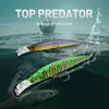 Baits Lures ESFISHING Fishing Floating Minnow 120mm 10g Dive 0207m Leurre Soupl Swimbait Two Depth for Choosing Top Water 231023