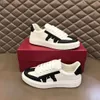 Mode Männer Designer Schuhe Bequeme Unterseite Leder Luxus Herren Party Sport Casual Sneaker Trainer Schuh Fast Ship 06