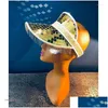 Wide Brim Hats Wide Brim Hats Vacation Visor Hat Shining Mirrored Reflective Gleaming Disco Ball For Club Fashion Accessories Hats, Sc Dha5G