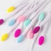 Makeup Tools 50st Silicone Multifunktion Wash Face Exfoliating Brush Clean Lip Beauty Pores Cleansing Blackhead 231023