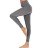 Yoga kläder Fashion Solid Pants High midjesport för kvinnors fotledslängd leggings sport fitness plus size spodnie damskie