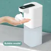 Dispenser di sapone liquido Spruzzatore automatico Smart Touchless Contenitore a induzione a infrarossi per tipo di schiuma per WC da cucina