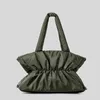 Moda miękka miękka torba designerska pikowane damskie nylonowe nylon w dół bawełniane torebki z bawełny torebki