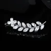Hair Clips Cubic Zirconia Jewelry Fashion Bridal Barrettes Wedding Accessories Clear Crystal Women Ornaments