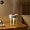 Diffuseurs d'huiles essentielles Humidificateur d'air à double buse 2L avec affichage d'humidité LCD Diffuseur d'huile aromatique de grande capacité pour la chambre à coucher à la maison 231023