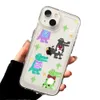 Özet Graffiti Dinozor Apple 15Promax Telefon Kılıfı için Uygun iPhone 14 Şeffaf 12/11 PRO Her Şey Dahil XL