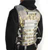 Jachtjassen Militair Tactisch Camouflage Molle Vest Wargame Combat Outdoor CS Schietkleding Zwart