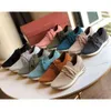 loro pianaa Shoes Lp Elastic Fly Woven Breathable Sock Shoes for Women New Lace Up Flat Shoes Casual Single Shoes Shoes