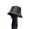 Hink hatt designer rutig svart brun sol hatt mode stor-rim hatt