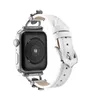 Cinturini intelligenti per cinturino di design con quadrifoglio in pelle PU moda per cinturino Apple Watch Ultra 38mm 44mm 45mm cinturino iwatch serie 8 9 4 5 6 7 cinturino