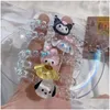 Hair Pins Accessories 5Color Frosted Telephone Wire Scrunchies Headband Rubber For Ladies Drop Delivery Products Dhkq1