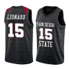 PERSONALIZADO NUEVO 32 Young Jimmer Basketball Fredette Brigham Jerseys NCAA Cougars Jersey 35 Kevin Durant San Diego State Aztecs College Kawhi 15 L