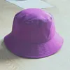 Berets Solid Panama Hat For Men Women Pure Color Simple Hip Hop Cap Black White Pink Yellow Purple Beige Sunscreen Bucket Hats YY169