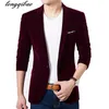Men's Casual Shirts Spring and autumn men 's casual suit jacket velveteen young suit Slim men' s clothing TB7117 231023