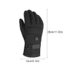 Cinq doigts gants gants chauffants 3.7V batterie rechargeable alimenté électrique chauffe-mains chauffant pour la chasse pêche ski cyclisme 231023