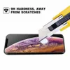 Gehärtetes Glas für iPhone 15 Plus 14 13 12 11 XS Max XR 8 7 Plus 6S Displayschutzfolie 9H 0,33 mm Samsung A54 A53 5G Moto G Stylus 5G 2023 Film mit Einzelhandelsverpackung