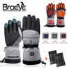 Cycling Gloves Winter Heating Gloves Touch Screen Cotton Hand Warmer Electric Thermal Gloves Waterproof Snowboard Cycling Moto Ski Outdoor 231021