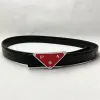 Ceinture de créateur de luxe pour hommes, mode rouge, boucle lisse, marque classique, ceinture en cuir de vache, ceintures P, largeur 34mm -4