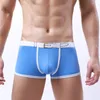 Mutande Boxer Slip Uomo Intimo Mesh Traspirante Rigonfiamento Pantaloncini sexy U Convesso Pene Grandi mutandine Boxer