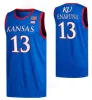 Anpassad 2022 Topp fyra Kansas Jayhawks Basketball Jersey NCAA 2023 K.J. Adams Jr. Zack Clemens Kyle Kuffy Grady Dick Men Youth Women Jersey