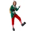 Cosplay Kerstkostuum Dames Designer Cosplay Kostuum Volwassen Multi Size Los kostuum Kerst Cosplay Groene Elfen Grappig Kerstmankostuum