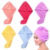 Handtuch Frauen Absorption Turban Wrap Kopf Badezimmer Zubehör Bad Hüte Trockenes Haar Kappe Schnell TrocknendHandtuch Dusche Caps