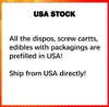 USA Stock Edible Packaging Bag Packages fyllda med D8D9THCHHCCHO Edible EDibles