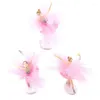 Feestelijke Benodigdheden Ballet Beeldje Cupcake Toppergirl Standbeeld Dansende Beeldjes Sculptuur Danser Ornamenten Decoratiesmeisjes