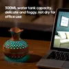 Essential Oils Diffusers Wood Grain Humidifier 300ml USB Aroma Diffuser Atomizer Household Hydrating Instrument Desktop 231023