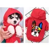 Abbigliamento per cani Abbigliamento stile autunnale e invernale Felpa con cappuccio alla moda calda Cappotto sportivo di piccola taglia per animali domestici