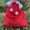 Dekoracje świąteczne czerwone torby na prezenty Świętego Mikołaja duże super miękkie cukierki